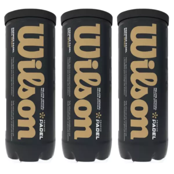 Pack 3 balles de Padel Wilson Premier Padel Speed